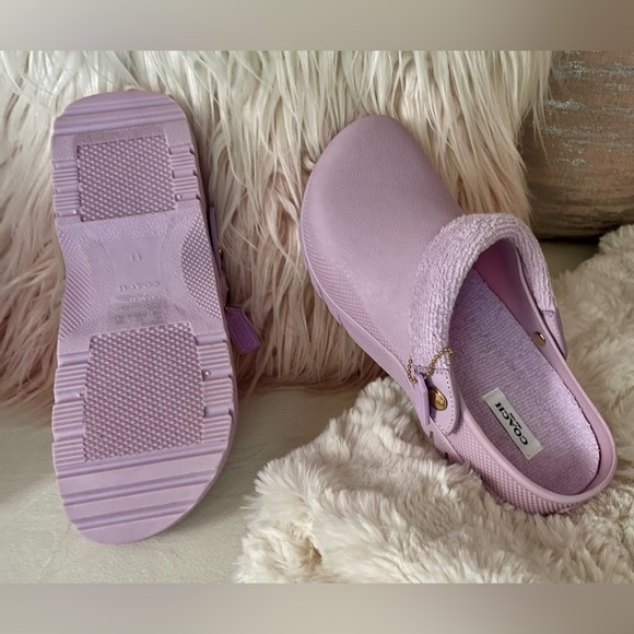 NEW Coach Lola Light Violet Purple Clogs Size 11B - Picture 11 of 16
